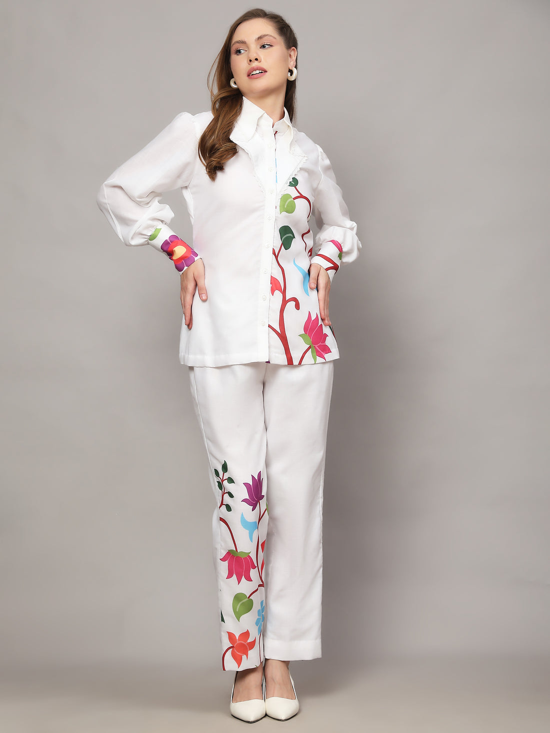 Linen Co-ord Set in Vienna Floral Print