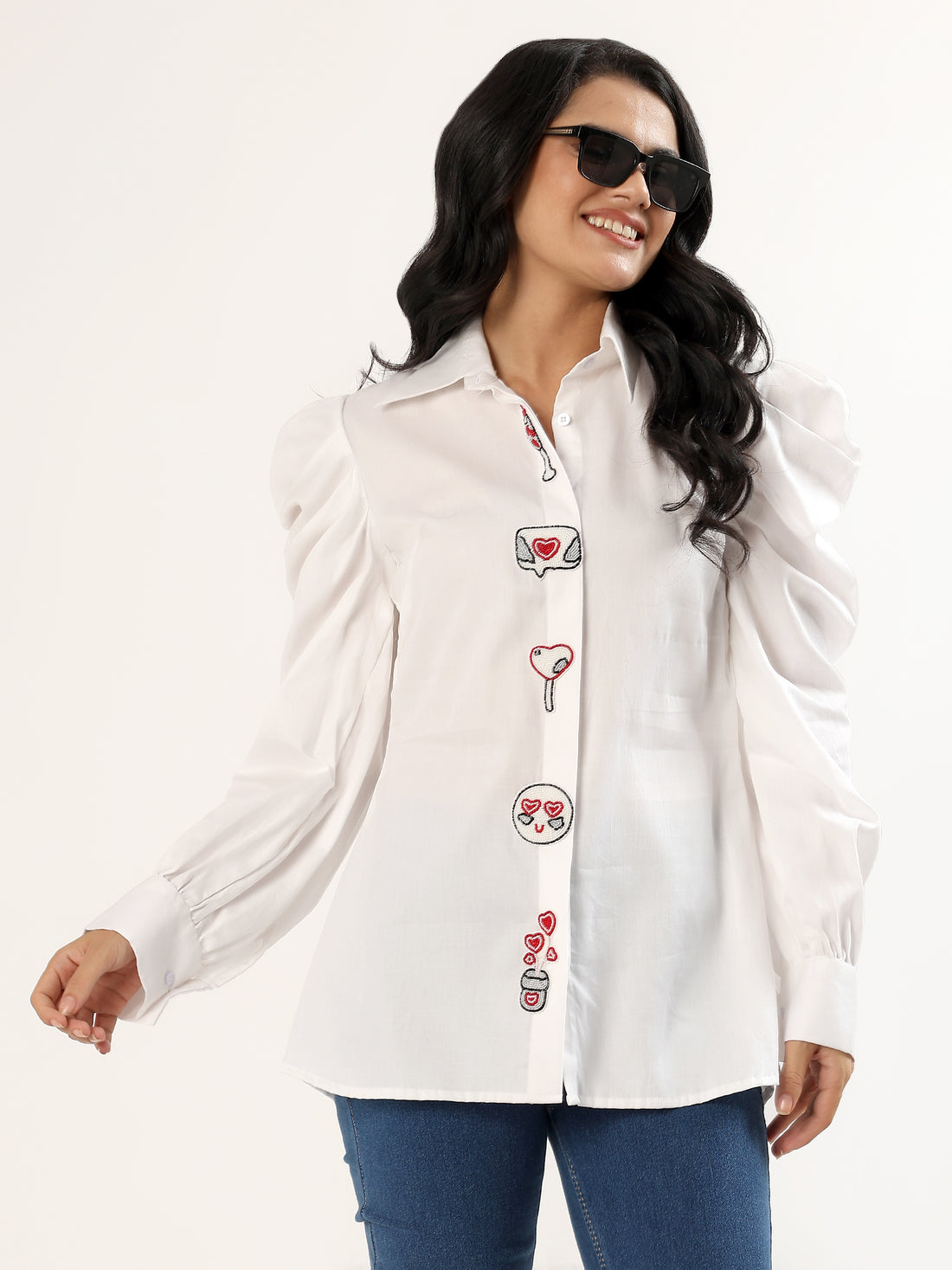 White Romanian Cotton Shirt