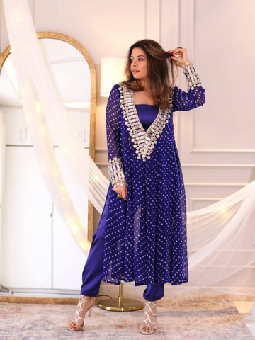 Permium Bandhani co-ord Set