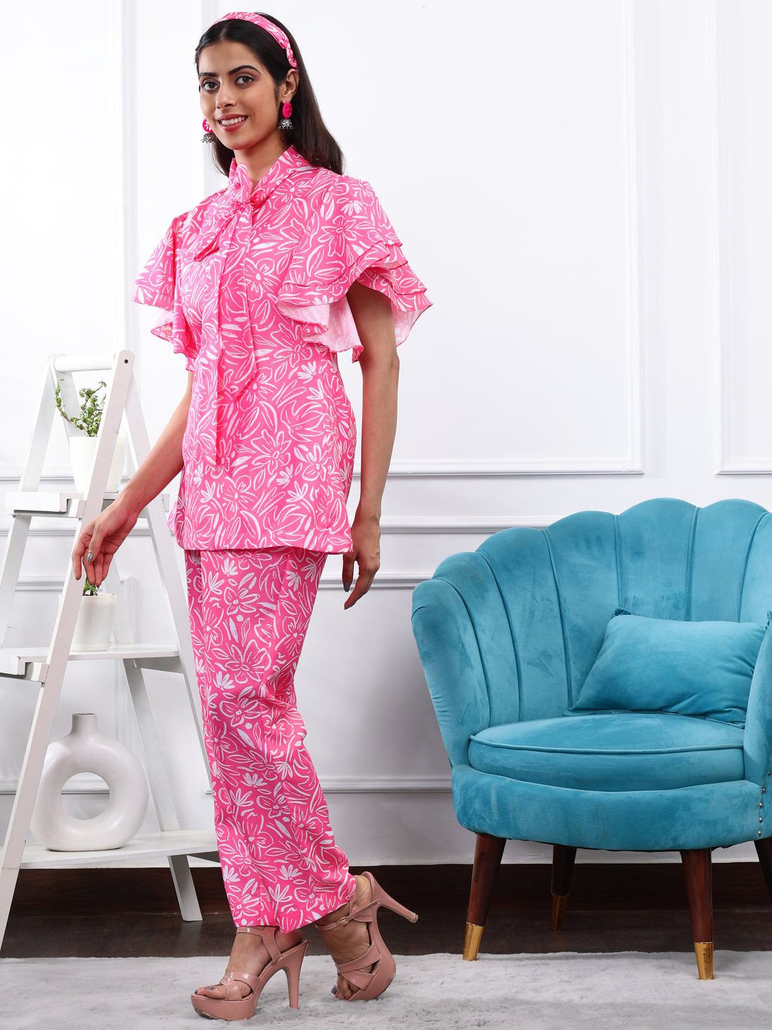 Linen Blushy Pink Co-ord Set