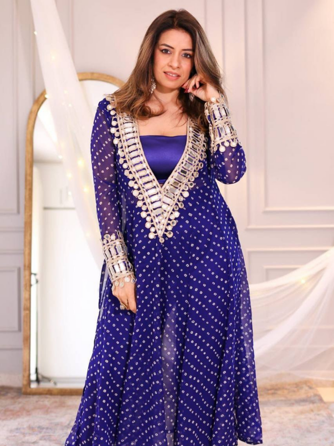 Permium Bandhani co-ord Set