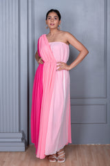 Kaysen Pink Ombre Maxi Dress