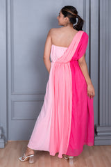 Kaysen Pink Ombre Maxi Dress