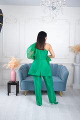 Miraya Emerald Green 2 Piece Co-ord Set