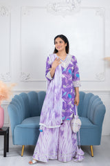 Panchi Purple 3 Piece Suit Set