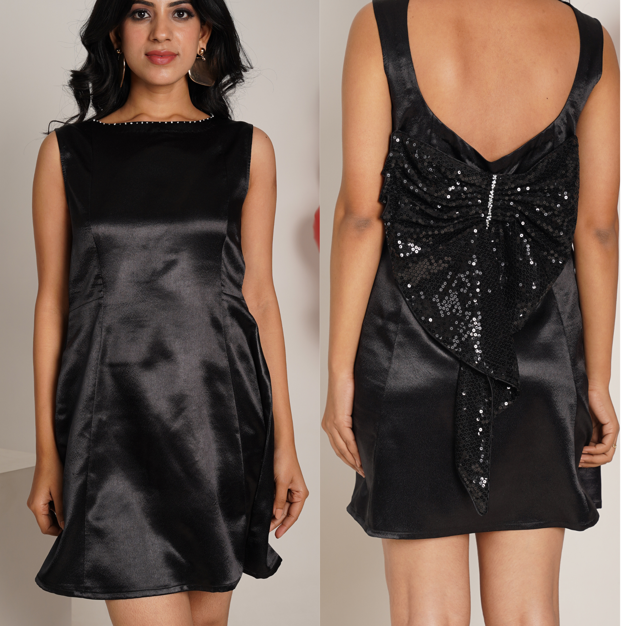 'Bow Affaire' Black dress