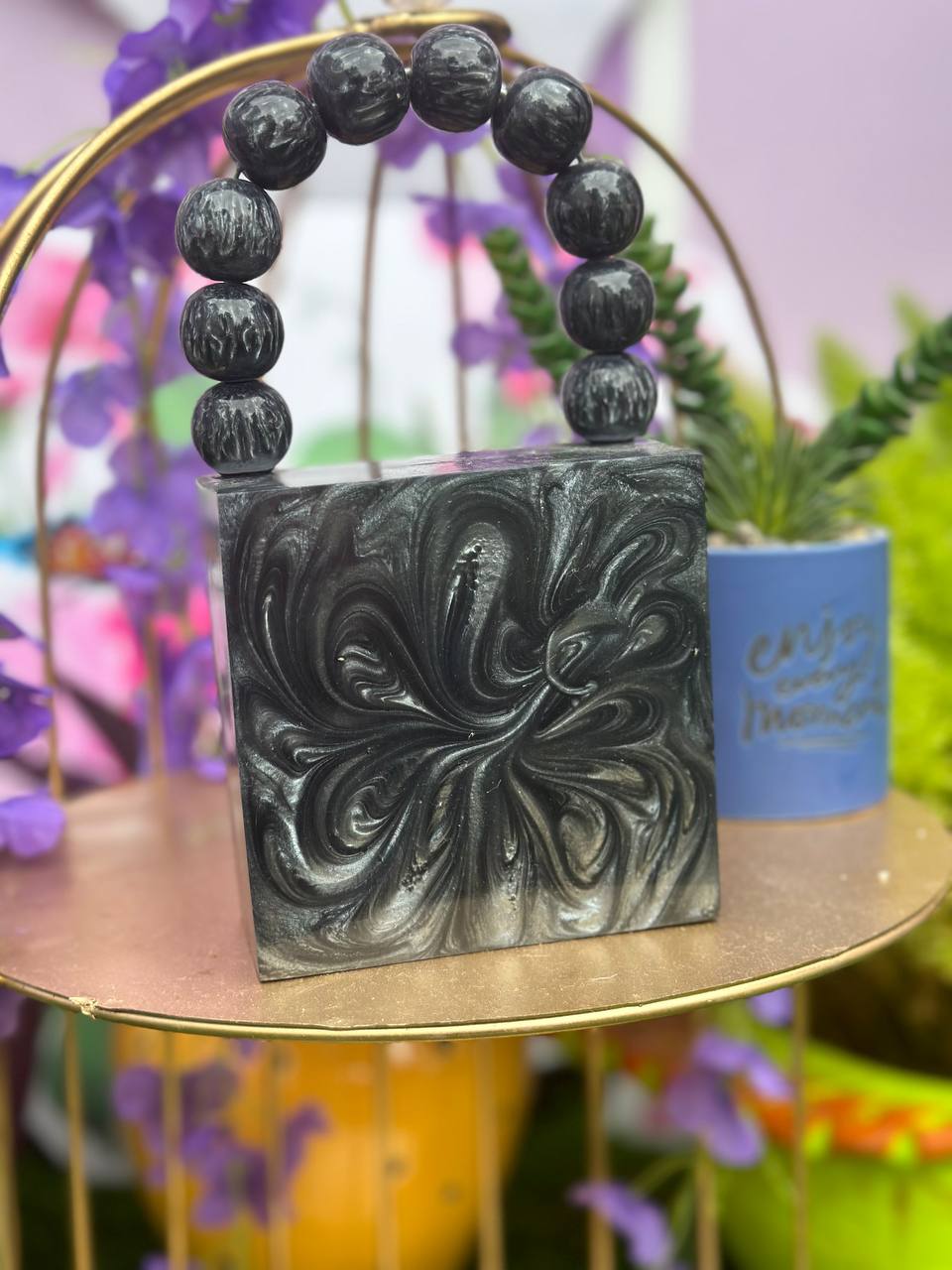 Resin Clutch Purses